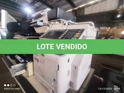 LOTE 178 - 10 IMPRESSORAS SENDO 01 MULTIFUNCIONAL MARCA OKI MPS 5502MB. (NO ESTADO) ATENÇÃO! FAZER A VISITAÇÃO ANTES DE ARREMATAR, NÃO SABEMOS SE FUNCIONA. LEILÃO NÃO TEM GARANTIA E NEM DEVOLUÇÃO, SUJEITO A POSSÍVEIS AVARIAS VISÍVEIS/OCULTAS E/OU AUSÊNCIA DE COMPONENTES.