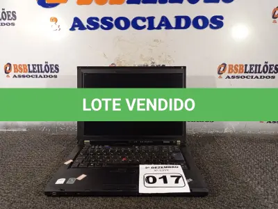 LOTE 017 - 01 NOTEBOOK MARCA LENOVO. (NO ESTADO) ATENÇÃO! FAZER A VISITAÇÃO ANTES DE ARREMATAR, NÃO SABEMOS SE FUNCIONA. LEILÃO NÃO TEM GARANTIA E NEM DEVOLUÇÃO, SUJEITO A POSSÍVEIS AVARIAS VISÍVEIS/OCULTAS E/OU AUSÊNCIA DE COMPONENTES.