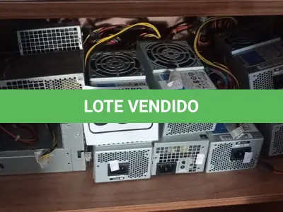 LOTE 067 - 01 LOTE COM VÁRIAS FONTES PARA PC MARCAS E MODELOS DIVERSOS. (NO ESTADO) ATENÇÃO! FAZER A VISITAÇÃO ANTES DE ARREMATAR, NÃO SABEMOS SE FUNCIONA. LEILÃO NÃO TEM GARANTIA E NEM DEVOLUÇÃO, SUJEITO A POSSÍVEIS AVARIAS VISÍVEIS/OCULTAS E/OU AUSÊNCIA DE COMPONENTES.