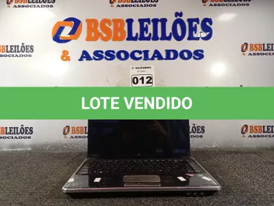 LOTE 012 - 01 NOTEBOOK MARCA HP. (NO ESTADO) ATENÇÃO! FAZER A VISITAÇÃO ANTES DE ARREMATAR, NÃO SABEMOS SE FUNCIONA. LEILÃO NÃO TEM GARANTIA E NEM DEVOLUÇÃO, SUJEITO A POSSÍVEIS AVARIAS VISÍVEIS/OCULTAS E/OU AUSÊNCIA DE COMPONENTES.