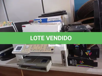 LOTE 054 - 02 NOTEBOOK’S, 02 IMPRESSORAS, 01 PLASTIFICADORA E VÁRIOS TONNER MARCAS E MODELOS DIVERSOS. (NO ESTADO) ATENÇÃO! FAZER A VISITAÇÃO ANTES DE ARREMATAR, NÃO SABEMOS SE FUNCIONA. LEILÃO NÃO TEM GARANTIA E NEM DEVOLUÇÃO, SUJEITO A POSSÍVEIS AVARIAS VISÍVEIS/OCULTAS E/OU AUSÊNCIA DE COMPONENTES.