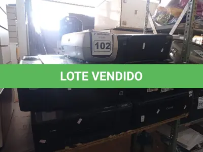 LOTE 102 - 10 IMPRESSORAS MARCAS E MODELOS DIVERSOS. (NO ESTADO) ATENÇÃO! FAZER A VISITAÇÃO ANTES DE ARREMATAR, NÃO SABEMOS SE FUNCIONA. LEILÃO NÃO TEM GARANTIA E NEM DEVOLUÇÃO, SUJEITO A POSSÍVEIS AVARIAS VISÍVEIS/OCULTAS E/OU AUSÊNCIA DE COMPONENTES.