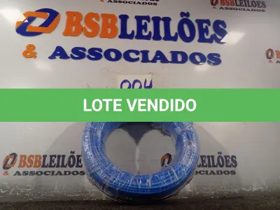 LOTE 004 - 01 ROLO DE CABO FLEXÍVEL 100M 1X4MM COR AZUL STAR BRAZIL COM SELO INMETRO. (NOVO). (NO ESTADO, NÃO SABEMOS SE FUNCIONA. LEILÃO NÃO TEM GARANTIA E NEM DEVOLUÇÃO).