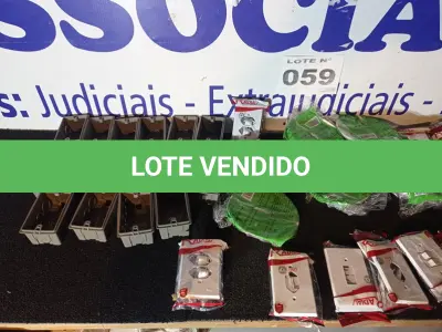 LOTE 059 - 40 – ITENS MATERIAIS ELÉTRICOS (APROXIMADAMENTE) (NO ESTADO, NÃO SABEMOS SE FUNCIONA. LEILÃO NÃO TEM GARANTIA E NEM DEVOLUÇÃO, SUJEITO A POSSÍVEIS AVARIAS VISÍVEIS/OCULTAS E/OU AUSÊNCIA DE COMPONENTES)