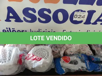 LOTE 024 - APROXIMADAMENTE 270 – ITENS MATERIAIS HIDRÁULICOS (NO ESTADO, NÃO SABEMOS SE FUNCIONA. LEILÃO NÃO TEM GARANTIA E NEM DEVOLUÇÃO, SUJEITO A POSSÍVEIS AVARIAS VISÍVEIS/OCULTAS E/OU AUSÊNCIA DE COMPONENTES)