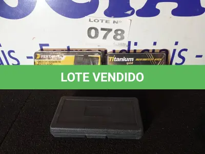 LOTE 078 - 03 – JOGOS DE FERRAMENTAS DIVERSAS (NO ESTADO, NÃO SABEMOS SE FUNCIONA. LEILÃO NÃO TEM GARANTIA E NEM DEVOLUÇÃO, SUJEITO A POSSÍVEIS AVARIAS VISÍVEIS/OCULTAS E/OU AUSÊNCIA DE COMPONENTES)