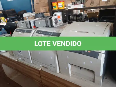 LOTE 097 - 03 IMPRESSORAS, 01 NOBREAK APC 700VA, 02 FONTES E VÁRIOS TONNER MARCAS E MODELOS DIVERSOS. (NO ESTADO) ATENÇÃO! FAZER A VISITAÇÃO ANTES DE ARREMATAR, NÃO SABEMOS SE FUNCIONA. LEILÃO NÃO TEM GARANTIA E NEM DEVOLUÇÃO, SUJEITO A POSSÍVEIS AVARIAS VISÍVEIS/OCULTAS E/OU AUSÊNCIA DE COMPONENTES.