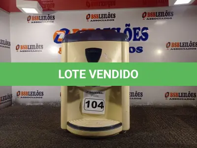 LOTE 104 - 01 PURIFICADOR DE ÁGUA MARCA LATINA REFRIGERAÇÃO ELETRÔNICA. (NO ESTADO) ATENÇÃO! FAZER A VISITAÇÃO ANTES DE ARREMATAR, NÃO SABEMOS SE FUNCIONA. LEILÃO NÃO TEM GARANTIA E NEM DEVOLUÇÃO, SUJEITO A POSSÍVEIS AVARIAS VISÍVEIS/OCULTAS E/OU AUSÊNCIA DE COMPONENTES.