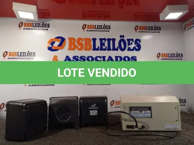 LOTE 007 - 01 IMPRESSORA DE CHEQUES E 03 LEITORES DE CÓDIGO DE BARRAS MARCAS E MODELOS DIVERSOS. (NO ESTADO) ATENÇÃO! FAZER A VISITAÇÃO ANTES DE ARREMATAR, NÃO SABEMOS SE FUNCIONA. LEILÃO NÃO TEM GARANTIA E NEM DEVOLUÇÃO, SUJEITO A POSSÍVEIS AVARIAS VISÍVEIS/OCULTAS E/OU AUSÊNCIA DE COMPONENTES.