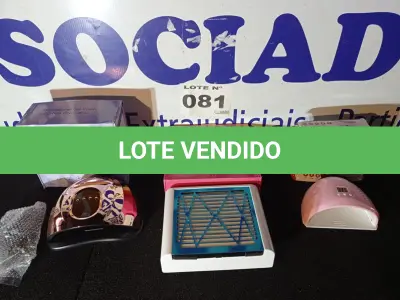 LOTE 081 - 03 – UTENSÍLIOS PARA MANICURE (NO ESTADO, NÃO SABEMOS SE FUNCIONA. LEILÃO NÃO TEM GARANTIA E NEM DEVOLUÇÃO, SUJEITO A POSSÍVEIS AVARIAS VISÍVEIS/OCULTAS E/OU AUSÊNCIA DE COMPONENTES)