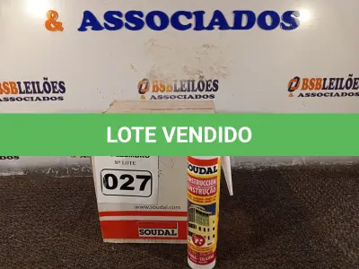 LOTE 027 - 12 TUBOS DE SILICONE NEUTRO PARA CONSTRUÇÃO 340G BRANCO. (NO ESTADO) ATENÇÃO! FAZER A VISITAÇÃO ANTES DE ARREMATAR, NÃO SABEMOS SE FUNCIONA. LEILÃO NÃO TEM GARANTIA E NEM DEVOLUÇÃO, SUJEITO A POSSÍVEIS AVARIAS VISÍVEIS/OCULTAS E/OU AUSÊNCIA DE COMPONENTES.