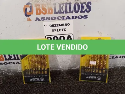 LOTE 090 - 02 KITS DE BROCAS. (NO ESTADO) ATENÇÃO! FAZER A VISITAÇÃO ANTES DE ARREMATAR, NÃO SABEMOS SE FUNCIONA. LEILÃO NÃO TEM GARANTIA E NEM DEVOLUÇÃO, SUJEITO A POSSÍVEIS AVARIAS VISÍVEIS/OCULTAS E/OU AUSÊNCIA DE COMPONENTES.