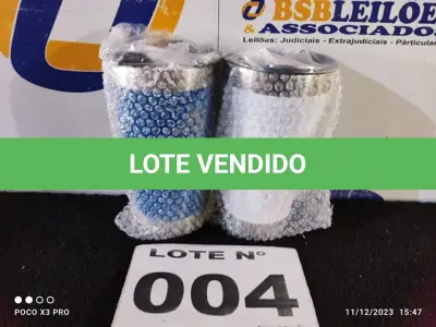 LOTE 004 - 02 – COPOS TÉRMICOS (NO ESTADO, NÃO SABEMOS SE FUNCIONA. LEILÃO NÃO TEM GARANTIA E NEM DEVOLUÇÃO, SUJEITO A POSSÍVEIS AVARIAS VISÍVEIS/OCULTAS E/OU AUSÊNCIA DE COMPONENTES)
