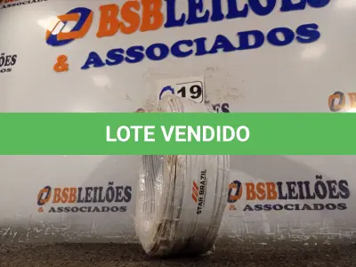 LOTE 019 - 01 ROLO DE CABO FLEXÍVEL 100M 1X2,5MM COR BRANCA STAR BRAZIL COM SELO INMETRO. (NOVO). (NO ESTADO, NÃO SABEMOS SE FUNCIONA. LEILÃO NÃO TEM GARANTIA E NEM DEVOLUÇÃO).
