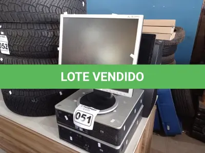 LOTE 051 - 02 IMPRESSORAS LEXMARK E342N, 02 CPU’S, 02 MONITORES E 03 TECLADOS. (NO ESTADO) ATENÇÃO! FAZER A VISITAÇÃO ANTES DE ARREMATAR, NÃO SABEMOS SE FUNCIONA. LEILÃO NÃO TEM GARANTIA E NEM DEVOLUÇÃO, SUJEITO A POSSÍVEIS AVARIAS VISÍVEIS/OCULTAS E/OU AUSÊNCIA DE COMPONENTES.