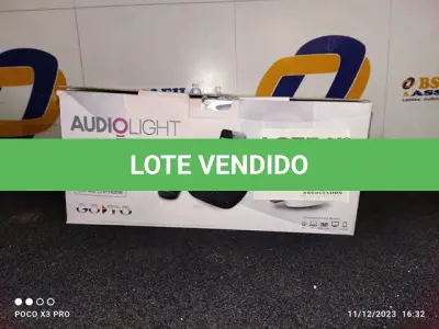 LOTE 009 - 01 - SISTEMA DE SOM E ILUMINAÇÃO SEM FIO (NO ESTADO, NÃO SABEMOS SE FUNCIONA. LEILÃO NÃO TEM GARANTIA E NEM DEVOLUÇÃO, SUJEITO A POSSÍVEIS AVARIAS VISÍVEIS/OCULTAS E/OU AUSÊNCIA DE COMPONENTES)