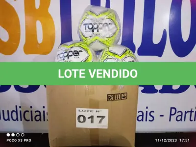 LOTE 017 - 03 - BOLAS SOCIETY (NO ESTADO, NÃO SABEMOS SE FUNCIONA. LEILÃO NÃO TEM GARANTIA E NEM DEVOLUÇÃO, SUJEITO A POSSÍVEIS AVARIAS VISÍVEIS/OCULTAS E/OU AUSÊNCIA DE COMPONENTES)