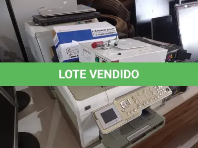 LOTE 054 - 02 NOTEBOOK’S, 02 IMPRESSORAS, 01 PLASTIFICADORA E VÁRIOS TONNER MARCAS E MODELOS DIVERSOS. (NO ESTADO) ATENÇÃO! FAZER A VISITAÇÃO ANTES DE ARREMATAR, NÃO SABEMOS SE FUNCIONA. LEILÃO NÃO TEM GARANTIA E NEM DEVOLUÇÃO, SUJEITO A POSSÍVEIS AVARIAS VISÍVEIS/OCULTAS E/OU AUSÊNCIA DE COMPONENTES.