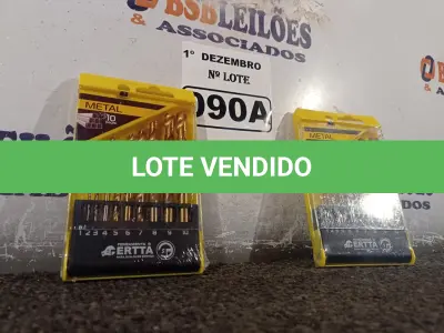 LOTE 090 - 02 KITS DE BROCAS. (NO ESTADO) ATENÇÃO! FAZER A VISITAÇÃO ANTES DE ARREMATAR, NÃO SABEMOS SE FUNCIONA. LEILÃO NÃO TEM GARANTIA E NEM DEVOLUÇÃO, SUJEITO A POSSÍVEIS AVARIAS VISÍVEIS/OCULTAS E/OU AUSÊNCIA DE COMPONENTES.