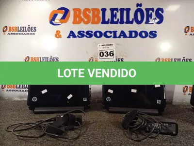 LOTE 036 - 02 NETBOOK’S MARCAS HP COM FONTE. (NO ESTADO) ATENÇÃO! FAZER A VISITAÇÃO ANTES DE ARREMATAR, NÃO SABEMOS SE FUNCIONA. LEILÃO NÃO TEM GARANTIA E NEM DEVOLUÇÃO, SUJEITO A POSSÍVEIS AVARIAS VISÍVEIS/OCULTAS E/OU AUSÊNCIA DE COMPONENTES.