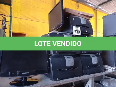 LOTE 338 - 05 IMPRESSORAS LEXMARK E342N, 02 TECLADOS PARA PC E 03 MONITORES MARCAS E MODELOS DIVERSOS. (NO ESTADO) ATENÇÃO! FAZER A VISITAÇÃO ANTES DE ARREMATAR, NÃO SABEMOS SE FUNCIONA. LEILÃO NÃO TEM GARANTIA E NEM DEVOLUÇÃO, SUJEITO A POSSÍVEIS AVARIAS VISÍVEIS/OCULTAS E/OU AUSÊNCIA DE COMPONENTES.