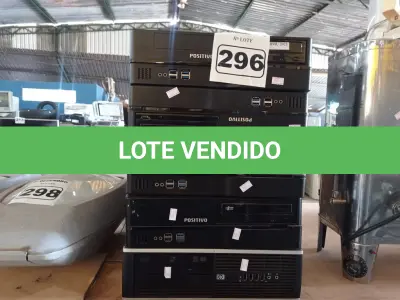 LOTE 296 - 05 CPU’S MARCAS POSITIVO. (NO ESTADO) ATENÇÃO! FAZER A VISITAÇÃO ANTES DE ARREMATAR, NÃO SABEMOS SE FUNCIONA. LEILÃO NÃO TEM GARANTIA E NEM DEVOLUÇÃO, SUJEITO A POSSÍVEIS AVARIAS VISÍVEIS/OCULTAS E/OU AUSÊNCIA DE COMPONENTES.