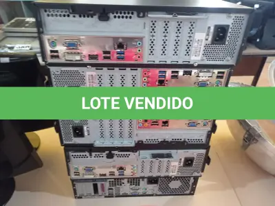 LOTE 361 - 05 CPU’S MARCAS E MODELOS DIVERSOS. (NO ESTADO) ATENÇÃO! FAZER A VISITAÇÃO ANTES DE ARREMATAR, NÃO SABEMOS SE FUNCIONA. LEILÃO NÃO TEM GARANTIA E NEM DEVOLUÇÃO, SUJEITO A POSSÍVEIS AVARIAS VISÍVEIS/OCULTAS E/OU AUSÊNCIA DE COMPONENTES.