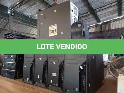 LOTE 301 - 05 CPU’S MARCAS LENOVO E 01 ESTABILIZADOR. (NO ESTADO) ATENÇÃO! FAZER A VISITAÇÃO ANTES DE ARREMATAR, NÃO SABEMOS SE FUNCIONA. LEILÃO NÃO TEM GARANTIA E NEM DEVOLUÇÃO, SUJEITO A POSSÍVEIS AVARIAS VISÍVEIS/OCULTAS E/OU AUSÊNCIA DE COMPONENTES.