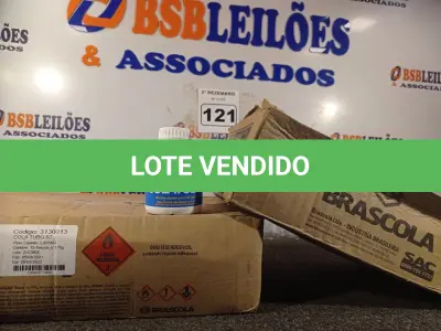 LOTE 121 - 02 CAIXAS COM COLA TUBO ST 175G COM 15 FRASCOS CADA. (NO ESTADO) ATENÇÃO! FAZER A VISITAÇÃO ANTES DE ARREMATAR, NÃO SABEMOS SE FUNCIONA. LEILÃO NÃO TEM GARANTIA E NEM DEVOLUÇÃO, SUJEITO A POSSÍVEIS AVARIAS VISÍVEIS/OCULTAS E/OU AUSÊNCIA DE COMPONENTES.