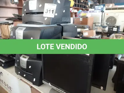 LOTE 311 - 05 IMPRESSORAS LEXMARK E342N E 05 MONITORES MARCAS E MODELOS DIVERSOS PARA RETIRADA DE PEÇAS. (NO ESTADO) ATENÇÃO! FAZER A VISITAÇÃO ANTES DE ARREMATAR, NÃO SABEMOS SE FUNCIONA. LEILÃO NÃO TEM GARANTIA E NEM DEVOLUÇÃO, SUJEITO A POSSÍVEIS AVARIAS VISÍVEIS/OCULTAS E/OU AUSÊNCIA DE COMPONENTES.