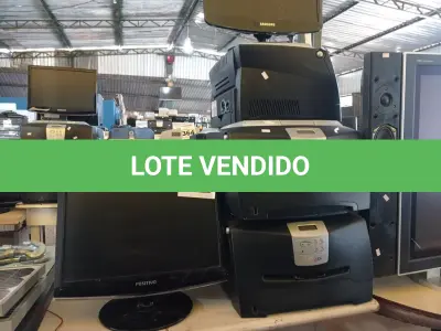 LOTE 379 - 05 IMPRESSORAS LEXMARK E342N E 05 MONITORES MARCAS E MODELOS DIVERSOS. (NO ESTADO) ATENÇÃO! FAZER A VISITAÇÃO ANTES DE ARREMATAR, NÃO SABEMOS SE FUNCIONA. LEILÃO NÃO TEM GARANTIA E NEM DEVOLUÇÃO, SUJEITO A POSSÍVEIS AVARIAS VISÍVEIS/OCULTAS E/OU AUSÊNCIA DE COMPONENTES.