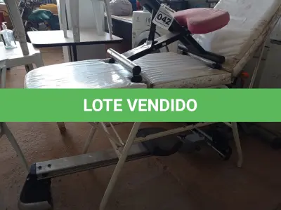 LOTE 042 - 01 MACA PARA MASSAGENS E 02 APARELHOS DE GINASTICA. (NO ESTADO) ATENÇÃO! FAZER A VISITAÇÃO ANTES DE ARREMATAR, NÃO SABEMOS SE FUNCIONA. LEILÃO NÃO TEM GARANTIA E NEM DEVOLUÇÃO, SUJEITO A POSSÍVEIS AVARIAS VISÍVEIS/OCULTAS E/OU AUSÊNCIA DE COMPONENTES.