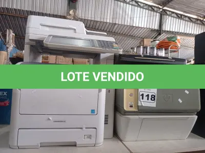 LOTE 118 - 06 IMPRESSORAS SENDO 01 MULTIFUNCIONAL OKI MODELO MPS 5502MB. (NO ESTADO) ATENÇÃO! FAZER A VISITAÇÃO ANTES DE ARREMATAR, NÃO SABEMOS SE FUNCIONA. LEILÃO NÃO TEM GARANTIA E NEM DEVOLUÇÃO, SUJEITO A POSSÍVEIS AVARIAS VISÍVEIS/OCULTAS E/OU AUSÊNCIA DE COMPONENTES.