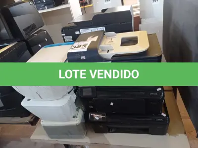 LOTE 385 - 10 IMPRESSORAS MARCAS E MODELOS DIVERSOS PARA RETIRADA DE PEÇAS. (NO ESTADO) ATENÇÃO! FAZER A VISITAÇÃO ANTES DE ARREMATAR, NÃO SABEMOS SE FUNCIONA. LEILÃO NÃO TEM GARANTIA E NEM DEVOLUÇÃO, SUJEITO A POSSÍVEIS AVARIAS VISÍVEIS/OCULTAS E/OU AUSÊNCIA DE COMPONENTES.