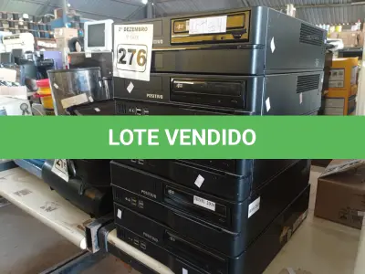 LOTE 276 - 05 CPU’S MARCAS POSITIVO. (NO ESTADO) ATENÇÃO! FAZER A VISITAÇÃO ANTES DE ARREMATAR, NÃO SABEMOS SE FUNCIONA. LEILÃO NÃO TEM GARANTIA E NEM DEVOLUÇÃO, SUJEITO A POSSÍVEIS AVARIAS VISÍVEIS/OCULTAS E/OU AUSÊNCIA DE COMPONENTES.