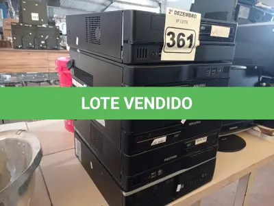 LOTE 361 - 05 CPU’S MARCAS E MODELOS DIVERSOS. (NO ESTADO) ATENÇÃO! FAZER A VISITAÇÃO ANTES DE ARREMATAR, NÃO SABEMOS SE FUNCIONA. LEILÃO NÃO TEM GARANTIA E NEM DEVOLUÇÃO, SUJEITO A POSSÍVEIS AVARIAS VISÍVEIS/OCULTAS E/OU AUSÊNCIA DE COMPONENTES.