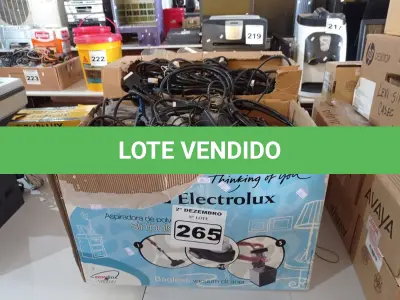 LOTE 265 - 01 LOTE COM GRANDE QUANTIDADE DE FONTES E CABOS DE FORÇA DIVERSOS. (NO ESTADO) ATENÇÃO! FAZER A VISITAÇÃO ANTES DE ARREMATAR, NÃO SABEMOS SE FUNCIONA. LEILÃO NÃO TEM GARANTIA E NEM DEVOLUÇÃO, SUJEITO A POSSÍVEIS AVARIAS VISÍVEIS/OCULTAS E/OU AUSÊNCIA DE COMPONENTES.