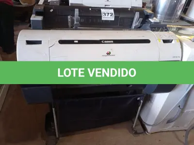 LOTE 372 - 01 PLOTTER MARCA CANON MODELO IPF670. (NO ESTADO) ATENÇÃO! FAZER A VISITAÇÃO ANTES DE ARREMATAR, NÃO SABEMOS SE FUNCIONA. LEILÃO NÃO TEM GARANTIA E NEM DEVOLUÇÃO, SUJEITO A POSSÍVEIS AVARIAS VISÍVEIS/OCULTAS E/OU AUSÊNCIA DE COMPONENTES.