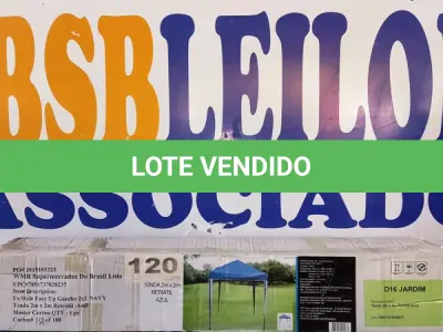 LOTE 120 - 01 - TENDA GAZEBO SANFONADO ARTICULADA 2X2 (NO ESTADO, NÃO SABEMOS SE FUNCIONA. LEILÃO NÃO TEM GARANTIA E NEM DEVOLUÇÃO, SUJEITO A POSSÍVEIS AVARIAS VISÍVEIS/OCULTAS E/OU AUSÊNCIA DE COMPONENTES)