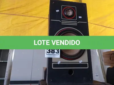 LOTE 383 - 02 CAIXAS DE SOM SENDO 01 AMPLIFICADA MARCA ONEAL OCM-310. (NO ESTADO) ATENÇÃO! FAZER A VISITAÇÃO ANTES DE ARREMATAR, NÃO SABEMOS SE FUNCIONA. LEILÃO NÃO TEM GARANTIA E NEM DEVOLUÇÃO, SUJEITO A POSSÍVEIS AVARIAS VISÍVEIS/OCULTAS E/OU AUSÊNCIA DE COMPONENTES.