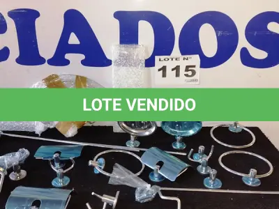 LOTE 115 - ACESSÓRIOS DE BANHEIRO DIVERSOS (NO ESTADO, NÃO SABEMOS SE FUNCIONA. LEILÃO NÃO TEM GARANTIA E NEM DEVOLUÇÃO, SUJEITO A POSSÍVEIS AVARIAS VISÍVEIS/OCULTAS E/OU AUSÊNCIA DE COMPONENTES)