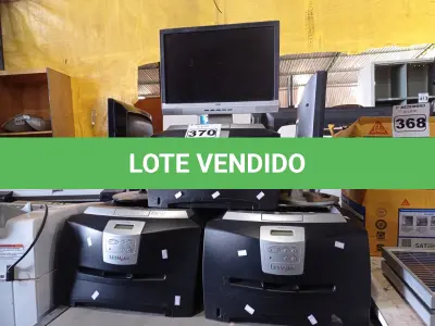 LOTE 370 - 05 IMPRESSORAS LEXMARK E342N, 04 TECLADOS PARA PC E 03 MONITORES MARCAS E MODELOS DIVERSOS. (NO ESTADO) ATENÇÃO! FAZER A VISITAÇÃO ANTES DE ARREMATAR, NÃO SABEMOS SE FUNCIONA. LEILÃO NÃO TEM GARANTIA E NEM DEVOLUÇÃO, SUJEITO A POSSÍVEIS AVARIAS VISÍVEIS/OCULTAS E/OU AUSÊNCIA DE COMPONENTES.