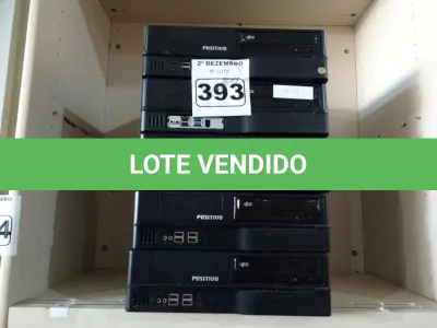 LOTE 393 - 05 CPU’S MARCAS POSITIVO. (NO ESTADO) ATENÇÃO! FAZER A VISITAÇÃO ANTES DE ARREMATAR, NÃO SABEMOS SE FUNCIONA. LEILÃO NÃO TEM GARANTIA E NEM DEVOLUÇÃO, SUJEITO A POSSÍVEIS AVARIAS VISÍVEIS/OCULTAS E/OU AUSÊNCIA DE COMPONENTES.