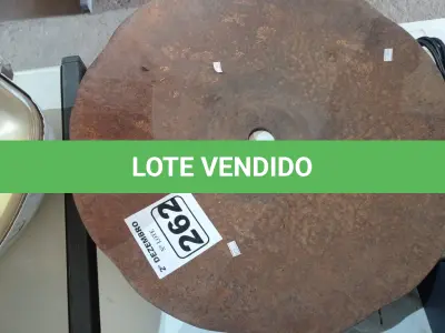 LOTE 262 - 02 DISCOS DE ARADO. (NO ESTADO) ATENÇÃO! FAZER A VISITAÇÃO ANTES DE ARREMATAR, NÃO SABEMOS SE FUNCIONA. LEILÃO NÃO TEM GARANTIA E NEM DEVOLUÇÃO, SUJEITO A POSSÍVEIS AVARIAS VISÍVEIS/OCULTAS E/OU AUSÊNCIA DE COMPONENTES.