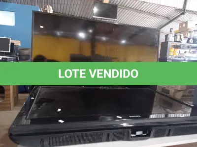 LOTE 122 - 02 TV’S MARCAS E MODELOS DIVERSOS PARA RETIRADA DE PEÇAS. (NO ESTADO) ATENÇÃO! FAZER A VISITAÇÃO ANTES DE ARREMATAR, NÃO SABEMOS SE FUNCIONA. LEILÃO NÃO TEM GARANTIA E NEM DEVOLUÇÃO, SUJEITO A POSSÍVEIS AVARIAS VISÍVEIS/OCULTAS E/OU AUSÊNCIA DE COMPONENTES.