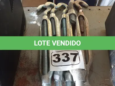 LOTE 337 - 05 ESTICADORES PARA CABO DE AÇO. (NO ESTADO) ATENÇÃO! FAZER A VISITAÇÃO ANTES DE ARREMATAR, NÃO SABEMOS SE FUNCIONA. LEILÃO NÃO TEM GARANTIA E NEM DEVOLUÇÃO, SUJEITO A POSSÍVEIS AVARIAS VISÍVEIS/OCULTAS E/OU AUSÊNCIA DE COMPONENTES.