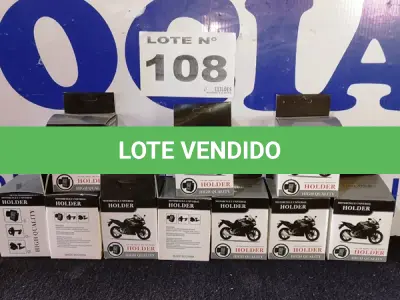 LOTE 108 - 53 – SUPORTES CELULAR PARA MOTOS.(APROXIMADAMENTE) (NO ESTADO, NÃO SABEMOS SE FUNCIONA. LEILÃO NÃO TEM GARANTIA E NEM DEVOLUÇÃO, SUJEITO A POSSÍVEIS AVARIAS VISÍVEIS/OCULTAS E/OU AUSÊNCIA DE COMPONENTES)
