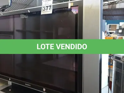 LOTE 377 - 01 TV DE PLASMA GRADIENTE 42” POL. (NO ESTADO) ATENÇÃO! FAZER A VISITAÇÃO ANTES DE ARREMATAR, NÃO SABEMOS SE FUNCIONA. LEILÃO NÃO TEM GARANTIA E NEM DEVOLUÇÃO, SUJEITO A POSSÍVEIS AVARIAS VISÍVEIS/OCULTAS E/OU AUSÊNCIA DE COMPONENTES.