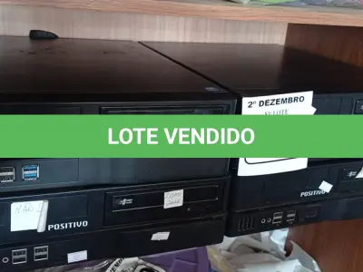 LOTE 247 - 04 CPU’S MARCAS POSITIVO. (NO ESTADO) ATENÇÃO! FAZER A VISITAÇÃO ANTES DE ARREMATAR, NÃO SABEMOS SE FUNCIONA. LEILÃO NÃO TEM GARANTIA E NEM DEVOLUÇÃO, SUJEITO A POSSÍVEIS AVARIAS VISÍVEIS/OCULTAS E/OU AUSÊNCIA DE COMPONENTES.