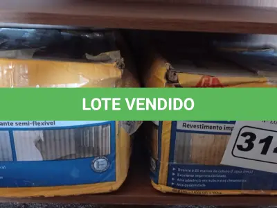 LOTE 314 - 02 CAIXAS DE SIKA TOP-100, REVESTIMENTO IMPERMEABILIZANTE SEMI-FLEXIVEL 18KG. (NO ESTADO) ATENÇÃO! FAZER A VISITAÇÃO ANTES DE ARREMATAR, NÃO SABEMOS SE FUNCIONA. LEILÃO NÃO TEM GARANTIA E NEM DEVOLUÇÃO, SUJEITO A POSSÍVEIS AVARIAS VISÍVEIS/OCULTAS E/OU AUSÊNCIA DE COMPONENTES.